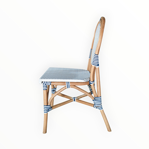 Silla Bistro Más Popular para Cafetería, Restaurante, Espacios Públicos Residenciales - Mimbre Sintético Natural con Garantía de Tejido de 3 Años - Product Image 3