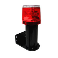 Lampe torche solaire OWLEYE SWL4 à haute visibilité avec 4 LED, portée visuelle de 500 m, protection IP66, contrôle automatique de la lumière, durée de vie de plus de 5 ans