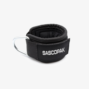 Correa de Muñeca y Tobillo Ajustable con Cierre de Gancho y Bucle, Logotipo Personalizado, Neopreno Acolchado, Anillo en D Resistente para Máquina de Cable - Product Image 2