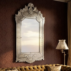 Espejo de Pared Veneciano de Lujo al por Mayor |   Espejo Decorativo de Vidrio Estilo Barroco Vintage para Sala de Estar y Decoración del Hogar - Product Image 5