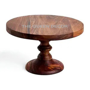 Support à gâteau en aluminium finition laiton antique pour la maison et les fêtes d'anniversaire, vaisselle au meilleur prix - Product Image 4