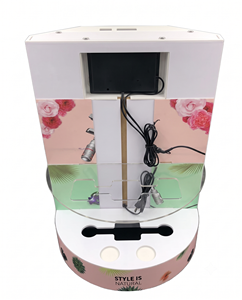 Soporte de exhibición de encimera de acrílico de nuevo diseño, precio de fábrica, vídeo LCD de madera/cartón de TV para productos de promoción en tienda minorista - Product Image 1