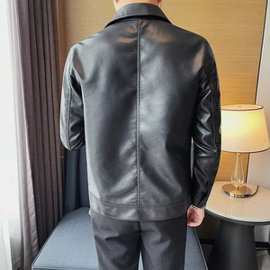 <b>Leather</b> <b>Jacket</b> for <b>Men</b> Clothing Manufacturers Custom - Product Image 6