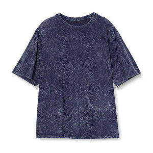 เสื้อยืดคอตตอนหนาน้ำหนักมาก สไตล์วินเทจทรงโอเวอร์ไซส์ ล้างสีแบบแอซิดวอช รุ่นใหม่ปี 2026 รับผลิตตามสั่ง ขายส่งจากโรงงาน - Product Image 1
