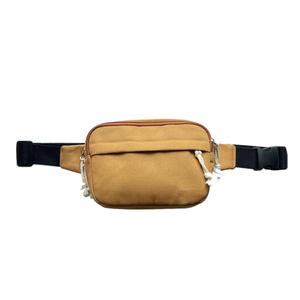 Sac de taille en toile unisexe, sangle réglable, fermeture à glissière, décoration florale, résistant à l'eau, pour voyage et usage quotidien - Product Image 1