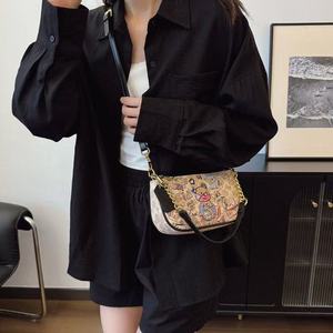 Fashion Women's Crossbody Bag Cartoon Printing Microfiber <b>Synthetic</b> <b>Leather</b> Single Strap Zipper Closure All Seasons Daily Use - Product Image 1