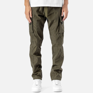 Men Tactical <b>Cargo</b> Pants Elastic Waist Quick Dry Breathable Pocket Casual <b>Work</b> Pants Straight Fit Winter Outdoor Hiking Trouser - Product Image 1