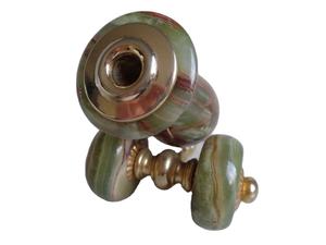 Escultura de Cañón de Mármol Ónix Raro, Hecha a Mano con Piedra Natural, Decorativa y Coleccionable - Product Image 5