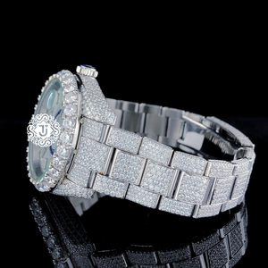 Wholesale Supply Fully Iced Out Rose Gold Moissnite <b>Watch</b> Luxury Hip Hop Bling <b>Diamond</b> Wristwatch Available for Export Price - Product Image 5