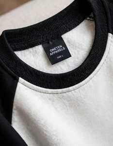 เสื้อสเวตเชิ้ตแขนราแกลน คอกลม สีพื้น ผ้าฝ้ายเฟรนช์เทอร์รี่ ทรงหลวม สไตล์ลำลอง สำหรับผู้ชาย ยี่ห้อ ONETEN APPARELS เหมาะสำหรับฤดูหนาว - Product Image 3