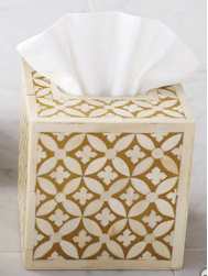 Handmade Modern Eco-Friendly Multi-Purpose Wood Bone Inlay <b>Tissue</b> Box Holder Premium for Hotel or Home Settings - Product Image 3
