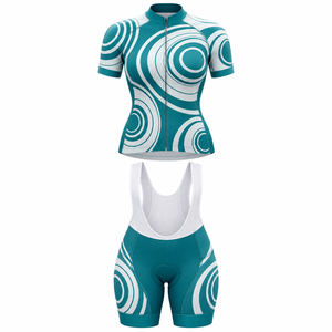 Maillot de cyclisme pour femmes, grande taille, respirant, séchage rapide, confortable, pour vélo de route, en polyester, personnalisé - Product Image 1