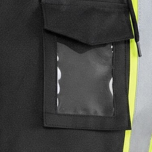 Chaqueta de Trabajo Reflectante de Alta Visibilidad para Hombre con Capucha, Chaqueta de Trabajo para Uso en Construcción - Product Image 3