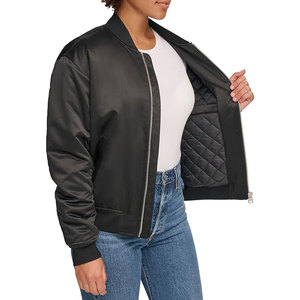 Custom High Quality <b>Women's</b> Varsity Bomber <b>Jacket</b> Personalized Letterman Style Sheep Skin Woven Windproof Premium Materials - Product Image 6