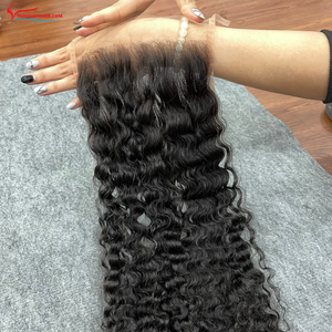 Caliente moda cierre encaje 100% virgen vietnamita extensiones de cabello humano onda Natural suelta onda profunda todos los colores 100g listo para enviar - Product Image 5