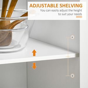Îlot de cuisine roulant moderne de 41 pouces en acier inoxydable et fer, chariot utilitaire avec plateau en bois de caoutchouc et tiroirs blancs, portable - Product Image 6
