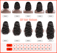 CDYHAIRVN Perruque à fermeture en cheveux humains vietnamiens 100%, Cheveux humains vierges vietnamiens, Perruque à dentelle frontale bouclée Eurasienne de 8 à 40 pouces