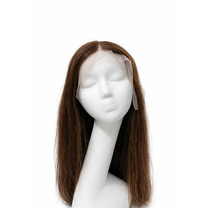 Peluca de Cabello Humano 100% Remy Indio con Cierre de Trama Simple |   Cabello Virgen Indio Natural |   Cierre de Encaje HD - Product Image 4
