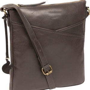 Handcrafted Black Leather Crossbody <b>Shoulder</b> Bag for Women with Premium Fine Grain Finish & Adjustable Sling <b>Strap</b> - Product Image 5