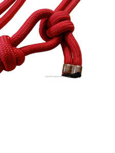 Venta al por Mayor de Cabestros de Nailon para Caballos, Cuerda de 8 mm, Grillete de 15 mm de Grosor, Diseño de Banda Nasal Personalizable, Tejido a Mano, OEM/ODM, Silla de Montar Inglesa - Product Image 4