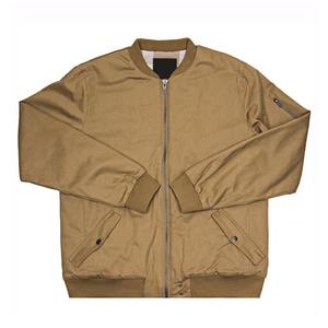 Chaqueta bomber minimalista para hombre, chaqueta con cremallera de color a juego, diseño de aspecto limpio, ropa de moda - Product Image 1