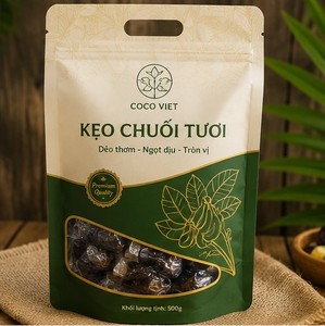 Private Label Chewy Banana Candy Individually Wrapped OEM Custom Packaging Soft Fruit Chew - Product Image 1