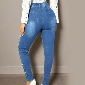 Jeans de Mezclilla de Pierna Ancha para Mujer, Marca Privada, Logotipo Personalizado, Moda Urbana, Proveedor OEM ODM - Product Image 4