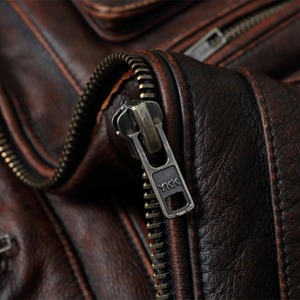 Chaqueta de Motocicleta de Cuero Genuino para Hombre, Personalizada, de Alta Calidad, ODM OEM, PU Ecológica, Impermeable, Transpirable y Resistente al Viento - Product Image 6