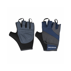 Gants de fitness unisexes en néoprène et polyester à demi-doigts, taille personnalisable pour l'entraînement, la musculation et la gym - Product Image 1