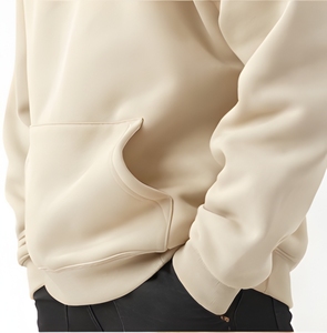 Sudadera con Capucha de Felpa de Polialgodón de 280 GSM de Etiqueta Privada, Corte Regular, para Hombre, Uso Diario Informal, Sudadera Lisa - Product Image 2