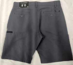 Short de sport d'été personnalisé pour hommes séchage rapide stretch coupe polyester spandex anti-rides service OEM fermeture éclair solide décontracté - Product Image 4