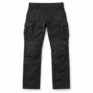 Pantalon plissé kaki pour homme, coupe droite, avec passants de ceinture et taille boutonnée, ourlets retroussés, style Smart Casual, usage quotidien, personnalisable, vente en gros, OEM - Product Image 2