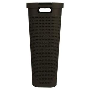 Cesto per Bucato Sottile da 40 Litri con Manici Ritagliati e Coperchio, Soluzione Pratica per lo Stoccaggio - Product Image 4