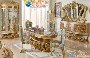 โต๊ะรับประทานอาหารไม้สักลายทันสมัยทำด้วยมือทำจากฝรั่งเศสสินค้าใหม่ออกแบบได้ตามต้องการมีขนาดและทนทาน - Product Image 2