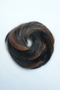 Women Girls Curly Scrunchies Chignon Hair Bun With <b>Rubber</b> Bands Human Hair <b>Ring</b> Wrapped on Messy Hair Bun Ponytails - Product Image 4