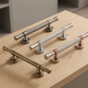 Premium Tubular Pull <b>Handle</b> Antique SS Graphite Black CP Finish Stylish Door Grip Hardware for Apartments Villas Hospitality Spa - Product Image 3