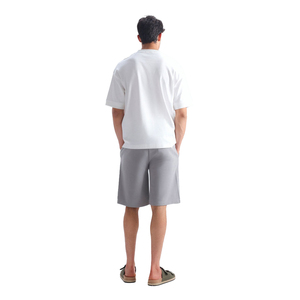 Ensemble de sport décontracté d'été pour homme en coton, t-shirt imprimé à manches courtes et short respirant, deux pièces - Product Image 4