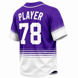 Conjunto de Uniforme de Béisbol Más Vendido, Jersey de Béisbol Personalizado, Ropa Deportiva de Malla Atlética de Secado Rápido, Proveedor de Ropa para Equipos - Product Image 2