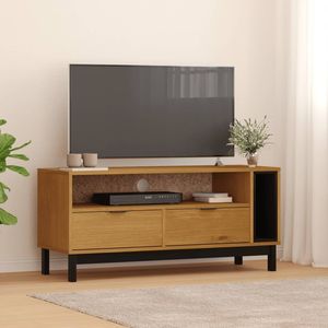 Legno massello pino TV Stand FLAM dimensioni modello 43.3 "x 15.7" x 19.7" - Product Image 1