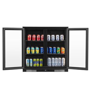 Frigorifero Commerciale per Bevande da 246 Lattine con Porte in Vetro Regolabili e Controllo Digitale della Temperatura per Bibite, Birra e Altri Prodotti da Cucina - Product Image 1
