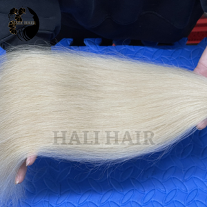 ผมต่อจากผมมนุษย์แท้100% ผมตรงสีธรรมชาติผมฮาลีเงางามแบบนุ่ม - Product Image 6