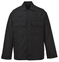 Veste de travail unisexe haute visibilité imperméable en toile de coton robuste pour l'industrie et la construction