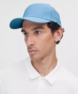 Casquette de baseball bleue à 5 panneaux unisexe, ajustée, en maille respirante, pour le cyclisme, printemps-été, décontractée, adulte, 56-58 cm - Product Image 4