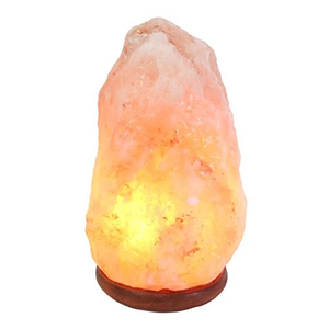 IMPEX PAKISTAN Lámpara Nocturna de Cristal de Sal del Himalaya Ecológica con Interruptor Regulador Tallado, Decoración para el Hogar, Regalo Nuevo - Product Image 1