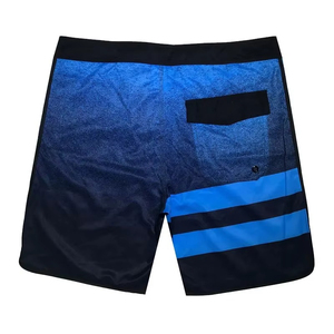 Shorts de Baño Azules para Hombre, de Secado Rápido, con Cordón Ajustable en la Cintura, Casuales, 100% Algodón, Transpirables, con Bolsillos - Product Image 2