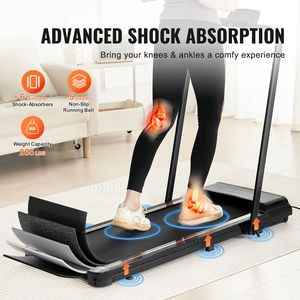 Tapis Roulant Pieghevole da 2.5HP per Casa e Ufficio, Capacità 265 Libbre, Macchina da Corsa con Test Frequenza Cardiaca DC, Senza Spina di Alimentazione - Product Image 2