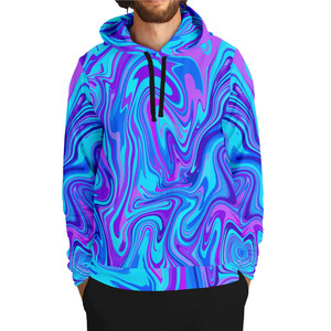 Sweat à capuche en tissu jersey pour homme avec poche, séchage rapide et respirant, 100% polyester, impression par sublimation personnalisable - Product Image 1