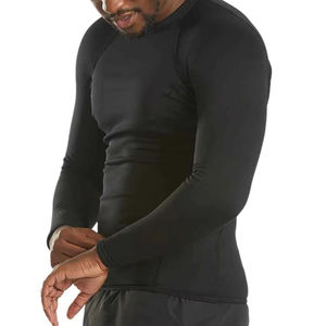 Rashguard de compression pour homme, haute qualité, respirant, séchage rapide, antibactérien, avec protection solaire, Spandex_Polyester - Product Image 5