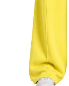 Pantalon de jogging ample taille haute jaune citron pour femme, personnalisé par le fabricant, style décontracté pour le quotidien - Product Image 3
