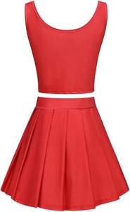 Uniformes de pom-pom girls sur mesure pour jeunes filles, costumes d'équipes sportives scolaires, vêtements de performance pour femmes - Product Image 3